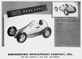 EDCO model race car advertisement referring to ECDO Sky Devil