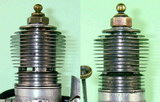 Cylinders of FRV (L) and RRV (R) versions of our subject