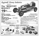 Dooling Mercury Midget advertisement—Model Airplane News, March 1939