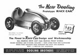 Introductory advertisement for the Dooling Prototype "F" car